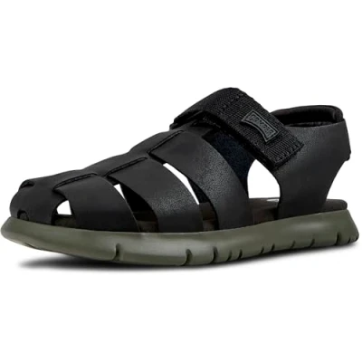 Afbeelding van Camper Oruga Sandal K800242 sandaal met flens, TJongen, Zwart 028