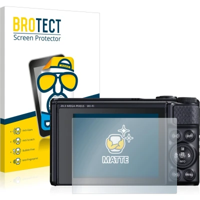 Afbeelding van BROTECT Screenprotector voor Canon PowerShot SX740 HS Folie Beschermfolie matte (2 Stuks)