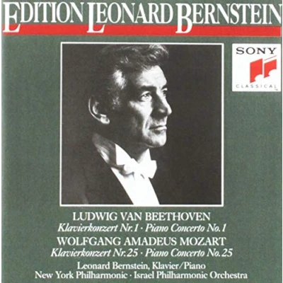 Afbeelding van 1 CD BEETHOVEN: PIANO CONCERTO NO / MOZART: 25 NEW YORK PHILHARMONIC BERNSTEIN