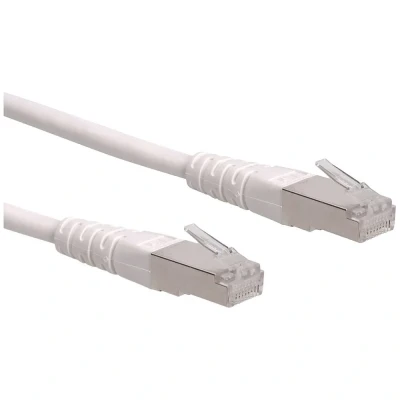 Afbeelding van ROLINE patchkabel Cat.6 (Klasse E) S/FTP (PiMF), wit, 1 m
