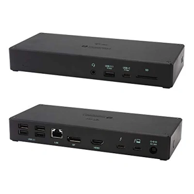 Image de i Tec Thunderbolt 3 3x Display Docking Station + Power Delivery 96W d&#039;accueil USB C 3.1 / HDMI DP GigE