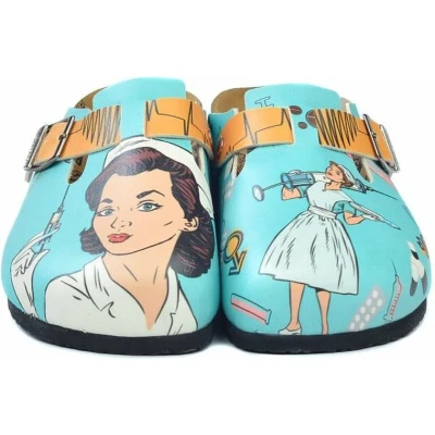 Afbeelding van GOBY Nurse Clogs Slippers Hoge kwaliteit Handmade Maat 36