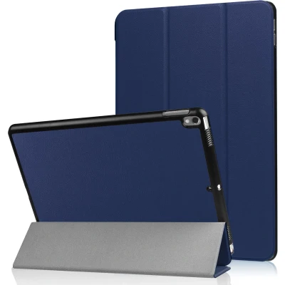 Afbeelding van iMoshion Tablet Hoes Geschikt voor iPad Pro 10.5 (2017) / Air (2019) Trifold Bookcase Donkerblauw