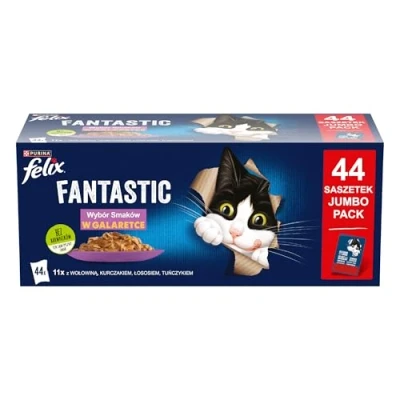 Afbeelding van PURINA Felix Fantastic Mix in jelly nat kattenvoer 44 x 85g