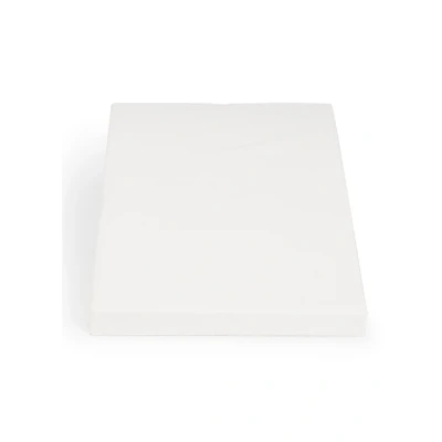 Afbeelding van Yumeko hoeslaken katoen satijn warm wit 180x210x30 Bio, eco &amp; fairtrade