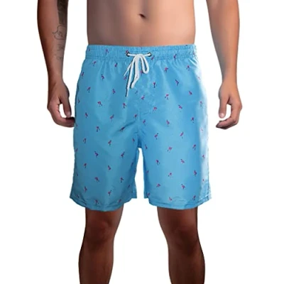 Afbeelding van Zwembroek voor heren. Sneldrogende zwemshorts, badpak, strand., A2054