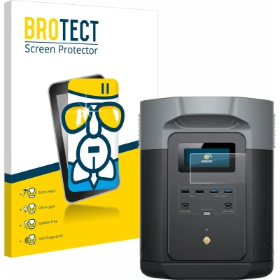 Afbeelding van BROTECT Screenprotector voor EcoFlow DELTA 2 Max Folie Beschermfolie Beschermglas transparant