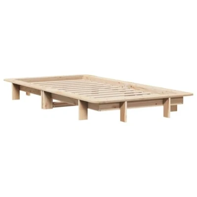 Afbeelding van Bedframe zonder matras massief grenenhout 90x190 cm
