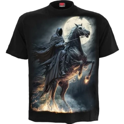 Afbeelding van Spiral Shadow Rider Heren T shirt 3XL Zwart