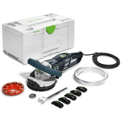 Afbeelding van FESTOOL RG 130 ECI Set DIA AB RENOFIX saneringsslijper 1600 W met diamantschijf ABRASIVE D130 in systainer SYS3 L 237 5770