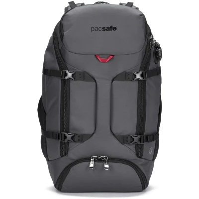 Afbeelding van Pacsafe Venturesafe EXP35 Rugzak 35 L Backpack RFID blokkerend Waterafstotend Anti diefstal Tas Reistas Beveiligde Rugtas Grijs