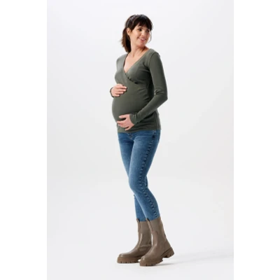 Afbeelding van Noppies Umstands AVI Slim fit jeans, Dames, Maat: 29, Every day blue
