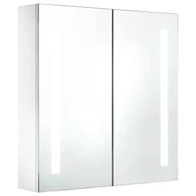 Afbeelding van vidaXL Badkamerkast met led spiegel, 60 x 14 62 cm