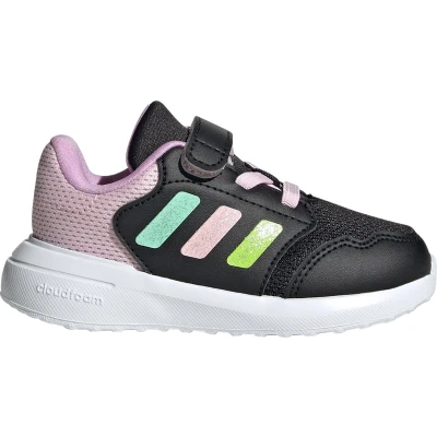 Afbeelding van adidas Performance Tensaur RUN 3.0 EL I Trainingsschoen voor kinderen, Maat: 24, Core black/clear mint/clear pink Textiel/ synthetisch