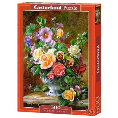 Image de Puzzle Castorland Fleurs dans un vase, 500 pièces