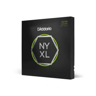 Afbeelding van D&#039;Addario NYXL45105 Long Scale 45 105 045 bassnarenset