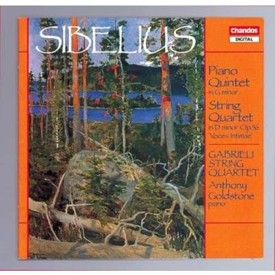 Afbeelding van Anthony Goldstone, Gabrieli String Quartet Sibelius: · Piano Quintet (CD)