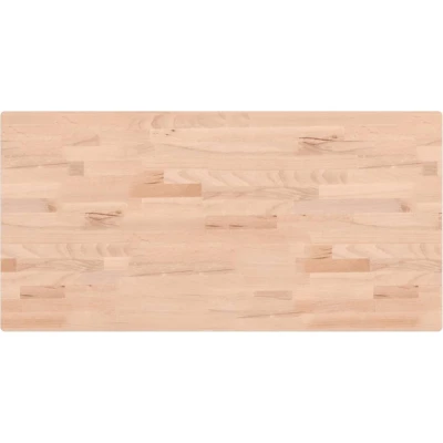 Afbeelding van Wastafelblad 100x50x2,5 cm massief beukenhout