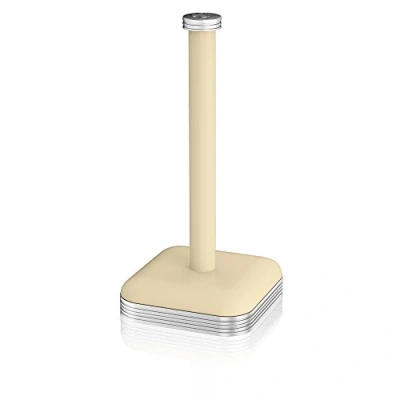 Image de Retro Porte papier de Cuisine Acier Inoxydable Stable Design Vintage SWAN SWKA1040CN Crème
