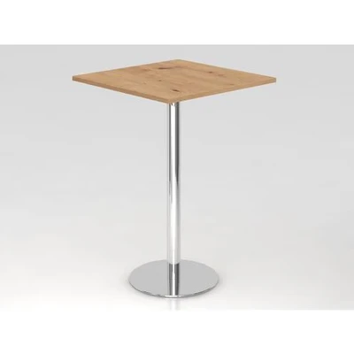 Afbeelding van hjh OFFICE PRO Bistro H88Q C Systeem conferentietafel Wit / Chroom