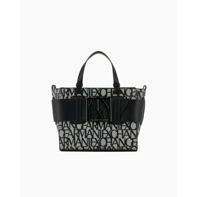 Afbeelding van Armani Exchange 942690 3F742 00850 Dames Shopper Beige/Zwart
