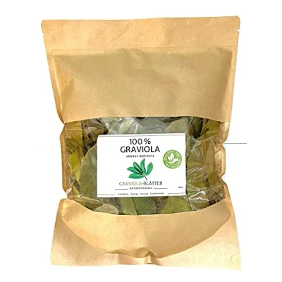 Afbeelding van Graviola Set van 4 x 100 g Premium Nieuwe oogst Natuurlijk Vrij pesticiden rechtstreeks de Duitse fabrikant Graviola.de