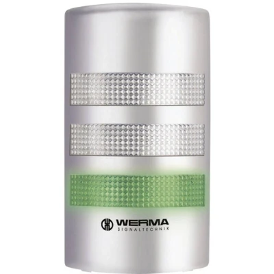 Afbeelding van Werma Signaltechnik Combi signaalgever LED Continulicht, Knipperlicht 24 V/DC 85 dB