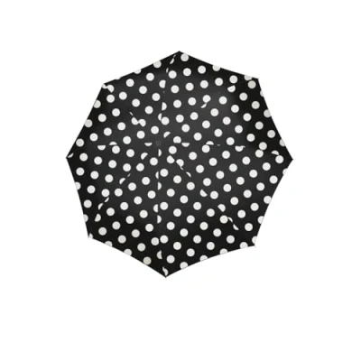 Afbeelding van Reisenthel Umbrella Pocket Classic Opvouwbare Paraplu ø 99 cm Dots Wit