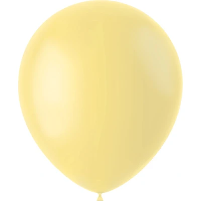 Afbeelding van Ballonnen Poeder Geel 33cm 10 stuks
