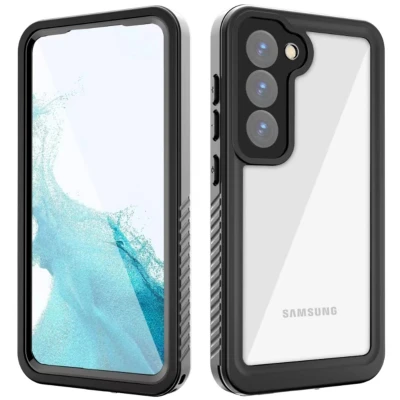 Afbeelding van Redpepper Hoesje Geschikt voor Samsung Galaxy S23 Dot Plus Waterproof Backcover Zwart