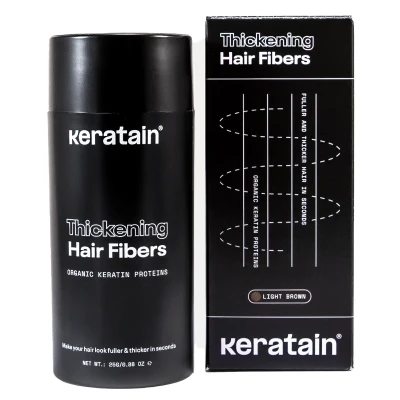 Afbeelding van Keratain Thickening Hair Fibers Light Brown 25 gr