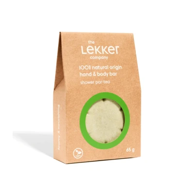 Afbeelding van The LEKKER company Natuurlijke Hand &amp; Body Bar Shower Par tea