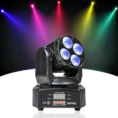 Afbeelding van ZKYMZL RGBWA/UV 6 in 1 mini led lamp, 50 W, roterend licht, beweegbaar hoofdeffect met DMX, voor Disco, KTV, Club Party
