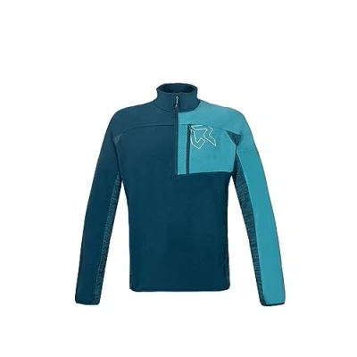 Afbeelding van Rock Experience KOBRA MOCK NECK HZ Men Fleece S Reflecting Pond + Deep Jungle