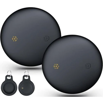 Afbeelding van WAFTING Tracker Tag voor Android (alleen Android), sleutelzoeker compatibel met Google Find My Device, tracking tags sleutels/koffers/bagage, 2 verpakkingen