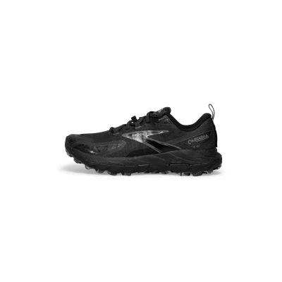 Afbeelding van Brooks Cascadia 18 Trail hardloopschoenen, Dames, Maat: 38.5, Black blackened pearl grey Textiel