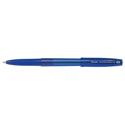Afbeelding van Pilot Medium Line Super Grip G Stick balpen, 1 mm, blauw, 12 stuks