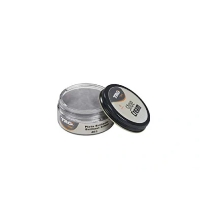 Afbeelding van TRG schoencrème met bijenwas briljant zilver 50 ml