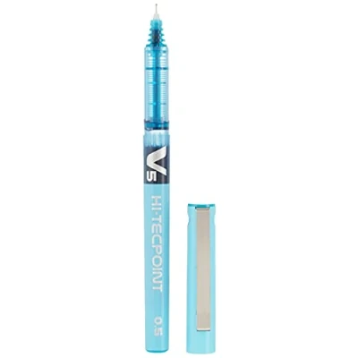 Afbeelding van Boligrafo de tinta líquida Pilot V 5 Hi Tecpoint Licht Blauw 0,3 mm (12 Stuks)