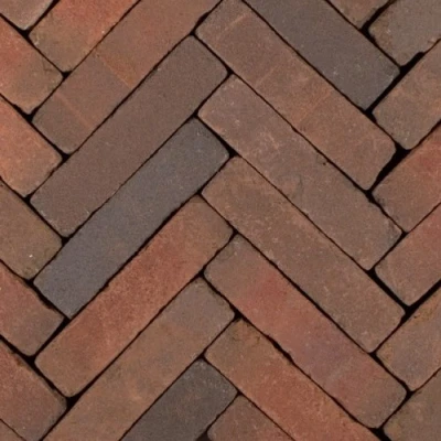 Afbeelding van Art Bricks Waalformaat 5x20x6,5cm bosch rood/paars