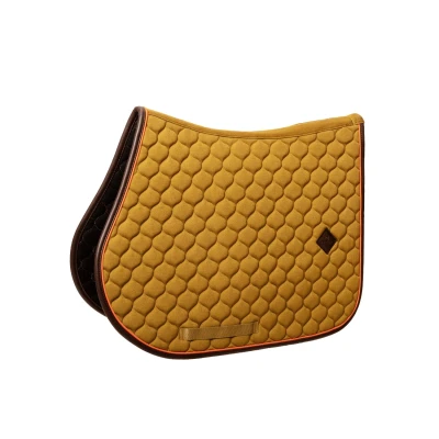 Image de Kentucky Onion Quilt Neon Leather Jumping Saddle Pad