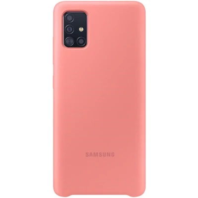 Afbeelding van Galaxy A51 Siliconen Hoesje EF PA515 Roze Samsung Smartphone Hoesjes Geen Verzendkosten &amp; Morgen In Huis