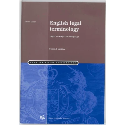 Afbeelding van English Legal Terminology