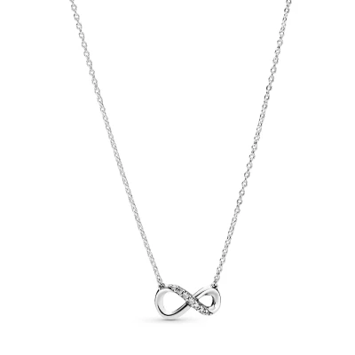 Afbeelding van Pandora Moments 925 Sterling Silver Infinity Necklace 398821C01 50 (Length: 50.00 cm)