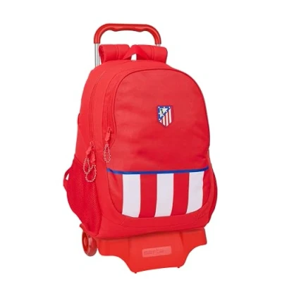 Afbeelding van Schoolrugzak met Wielen Atlético Madrid Rood 32 x 44 16 cm