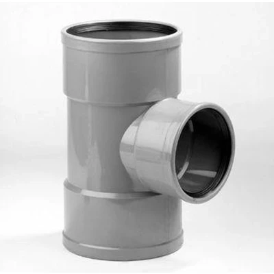 Afbeelding van PVC T stuk 90 graden manchet, 160 x 125 mm (3