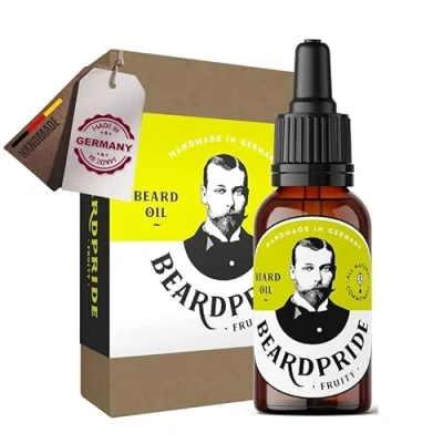 Afbeelding van BEARDPRIDE baardolie voor mannen Fruity de originele van barbier onze maakt baard zacht 100% natuurlijke oliën