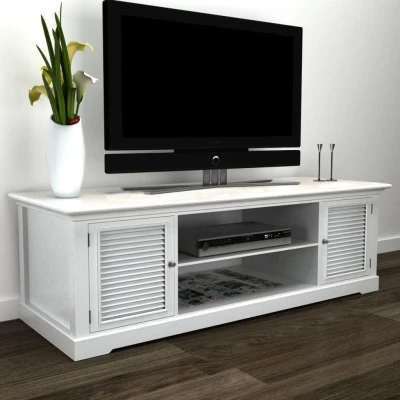 Afbeelding van Tv meubel wit hout