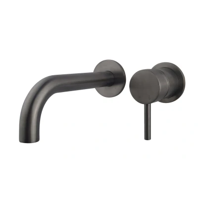 Afbeelding van Wiesbaden Caral Twenty eenhendel wastafel afbouwdeel gunmetal