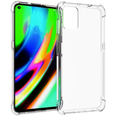 Afbeelding van iMoshion Hoesje Geschikt voor Motorola Moto G9 Plus Siliconen Shockproof Case Transparant